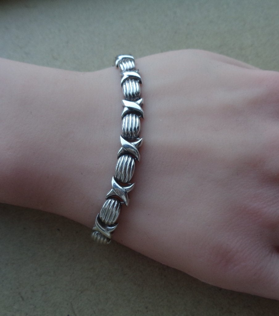 zilveren armband XOXO [688], Verzenden, Zo goed als nieuw, Zilver, Zilver