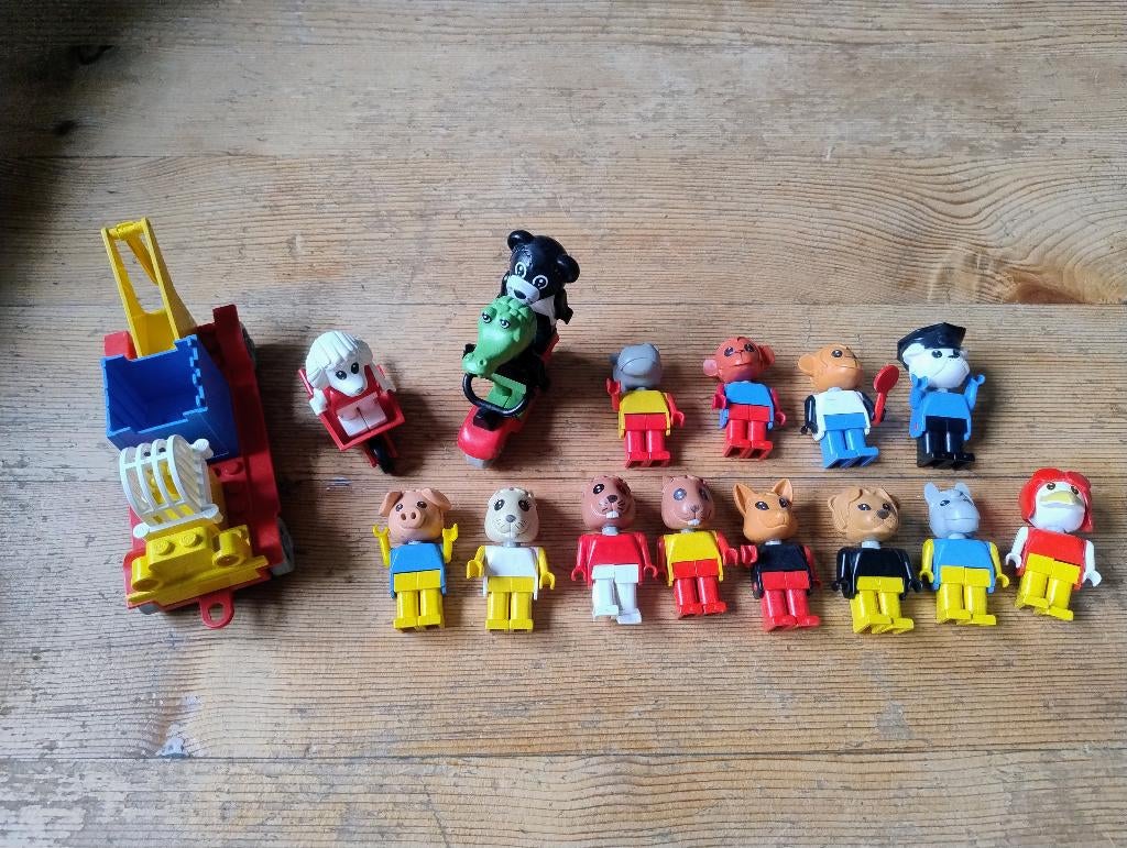 Lego Fabuland 15 poppetjes, Gebruikt, Overige thema's, Lego, Ophalen of Verzenden