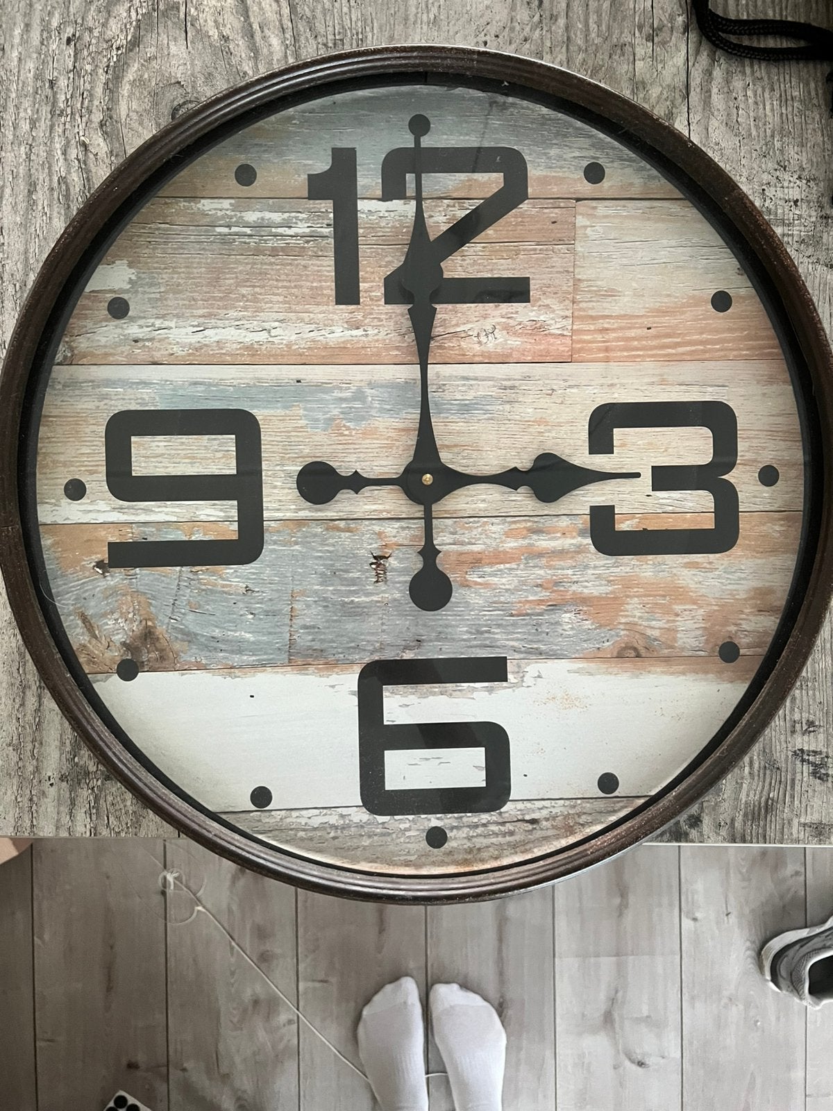 Wandklok, Ophalen, Zo goed als nieuw, Wandklok