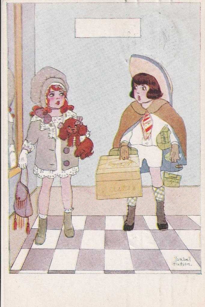 fantasiekaart, Verzamelen, Ansichtkaarten | Themakaarten, Verzenden, Voor 1920, Sterren en Beroemdheden