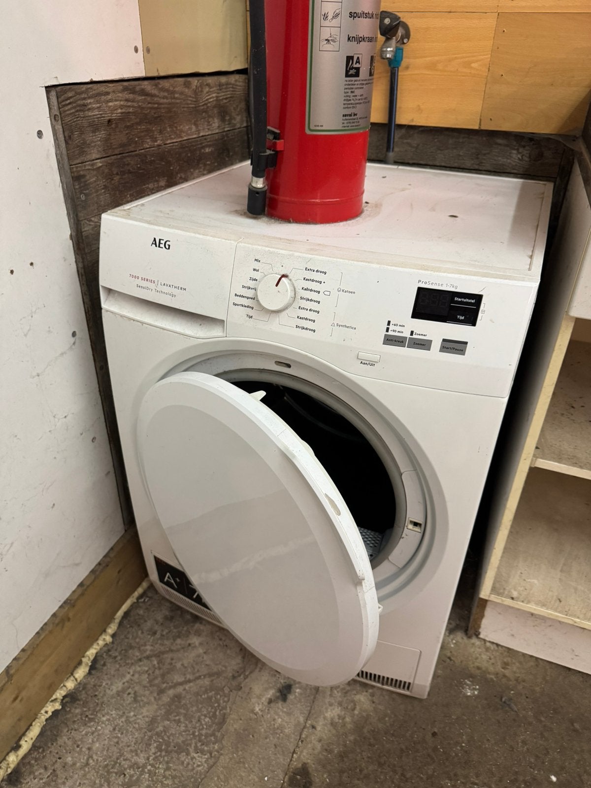 Aeg lavatherm 7000 warmtepompdroger. Defect!, Witgoed en Apparatuur, Ophalen, 6 tot 8 kg, Gebruikt, Overige typen