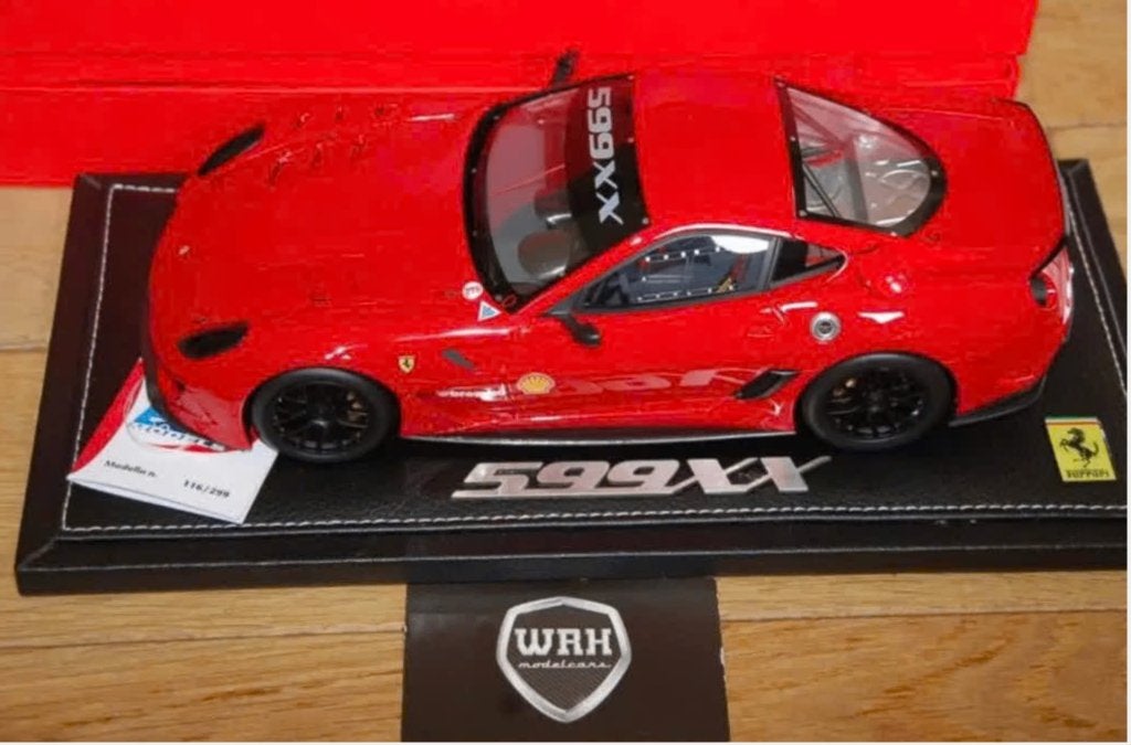 1:18 FERRARI 599 XX rosso corsa BBR ltd 299 in box WRH, Hobby en Vrije tijd, Modelauto's | 1:18, Verzenden, Zo goed als nieuw