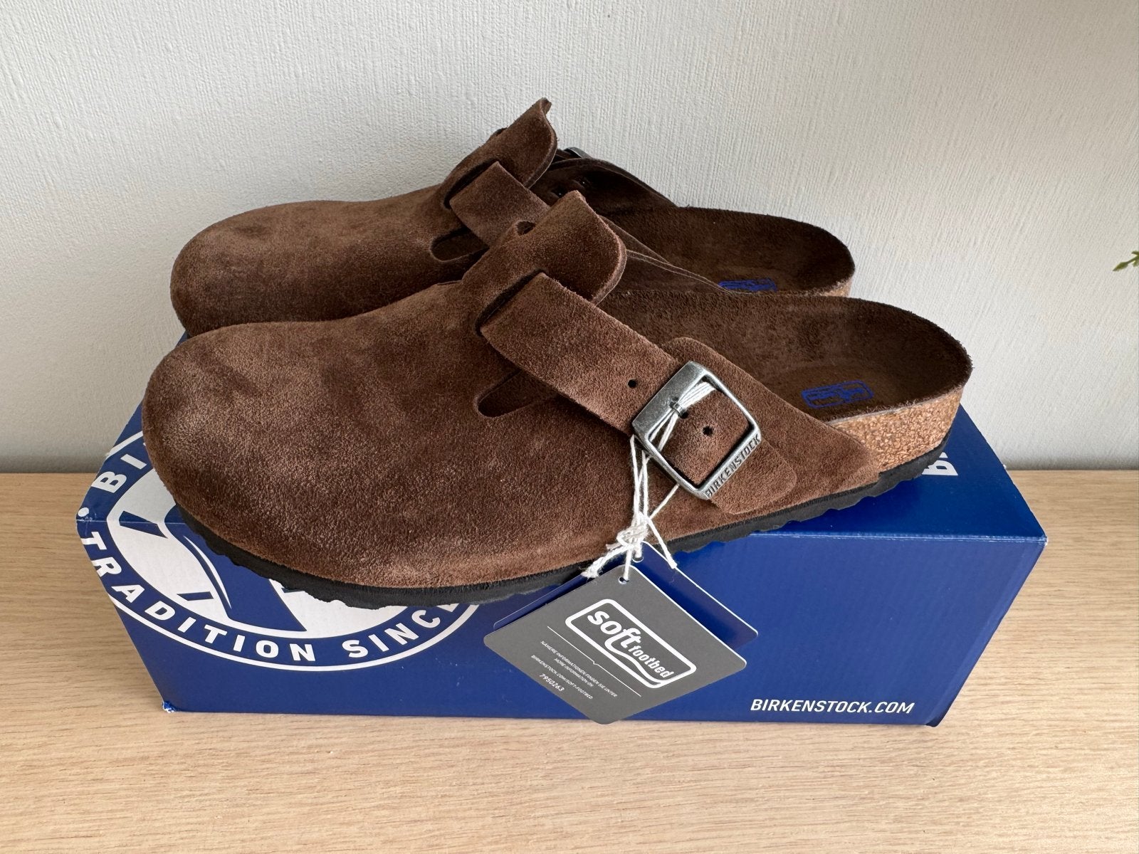 Nieuwe Birkenstock Boston Clogs - Maat 38, Ophalen of Verzenden, Nieuw, Bruin, Instappers