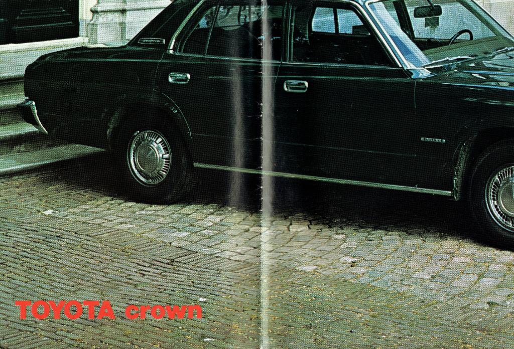 Folder Toyota Crown (ca.1976), Verzenden, Gelezen, Toyota