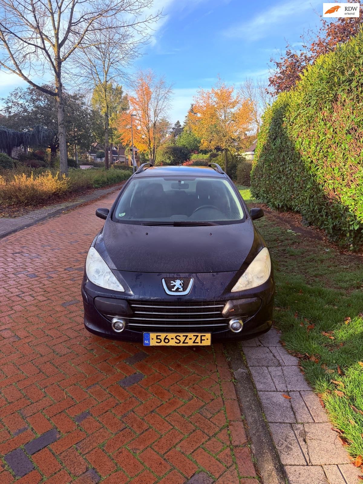 Peugeot 307 Break 1.6-16V XS, Airco, APK 27-06-2027., Auto's, Gebruikt, 4 cilinders, Zwart, Handgeschakeld