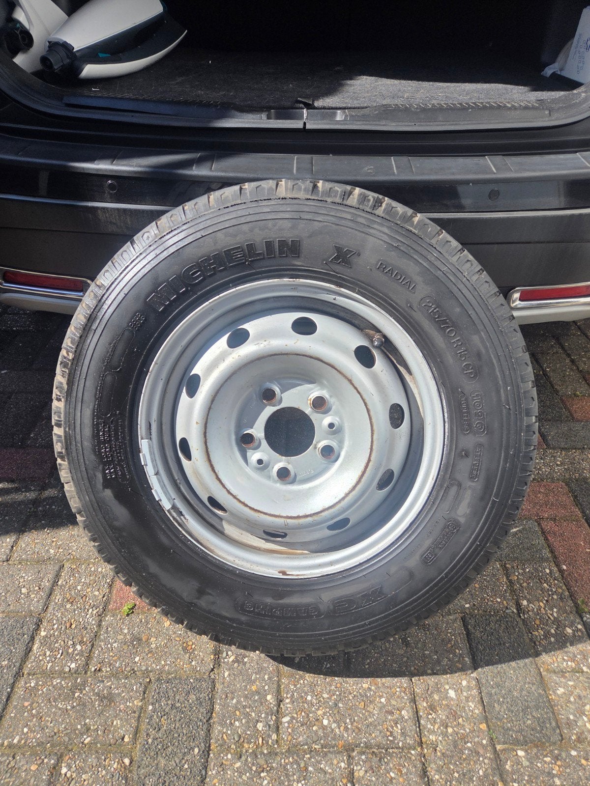 Reservewiel Fiat Ducato Light chassis 5x118, Caravans en Kamperen, Camper-accessoires, Ophalen, Gebruikt
