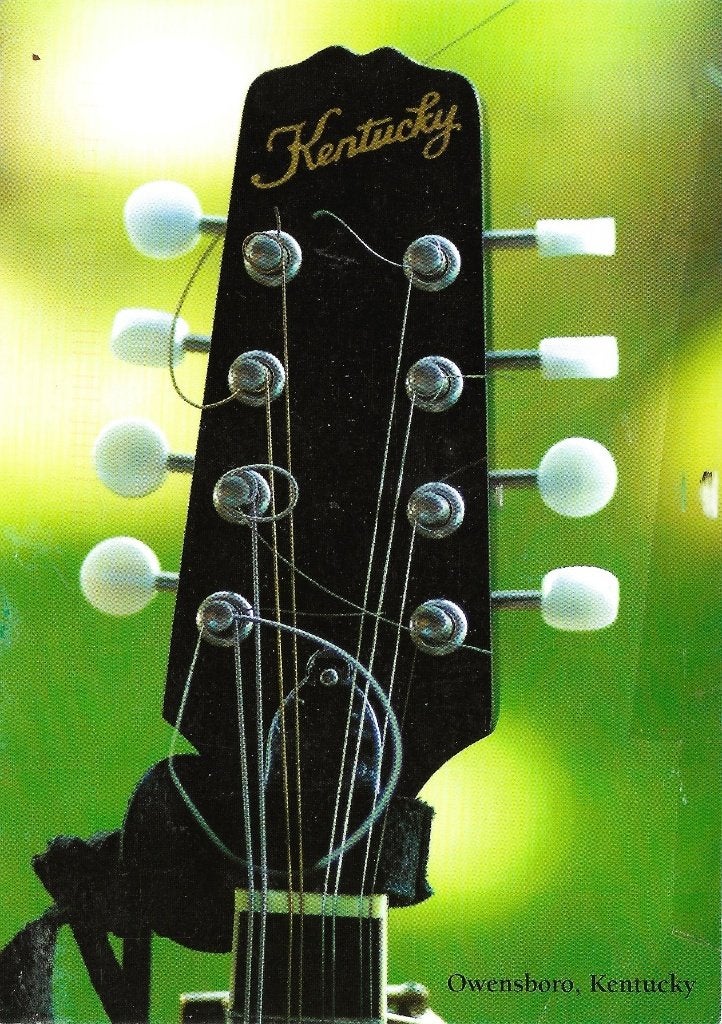 Ansichtkaart  	Owensboro, KY, USA Mandolin Int Bluegrass Mus, Verzenden, 1980 tot heden, Gelopen, Buiten Europa