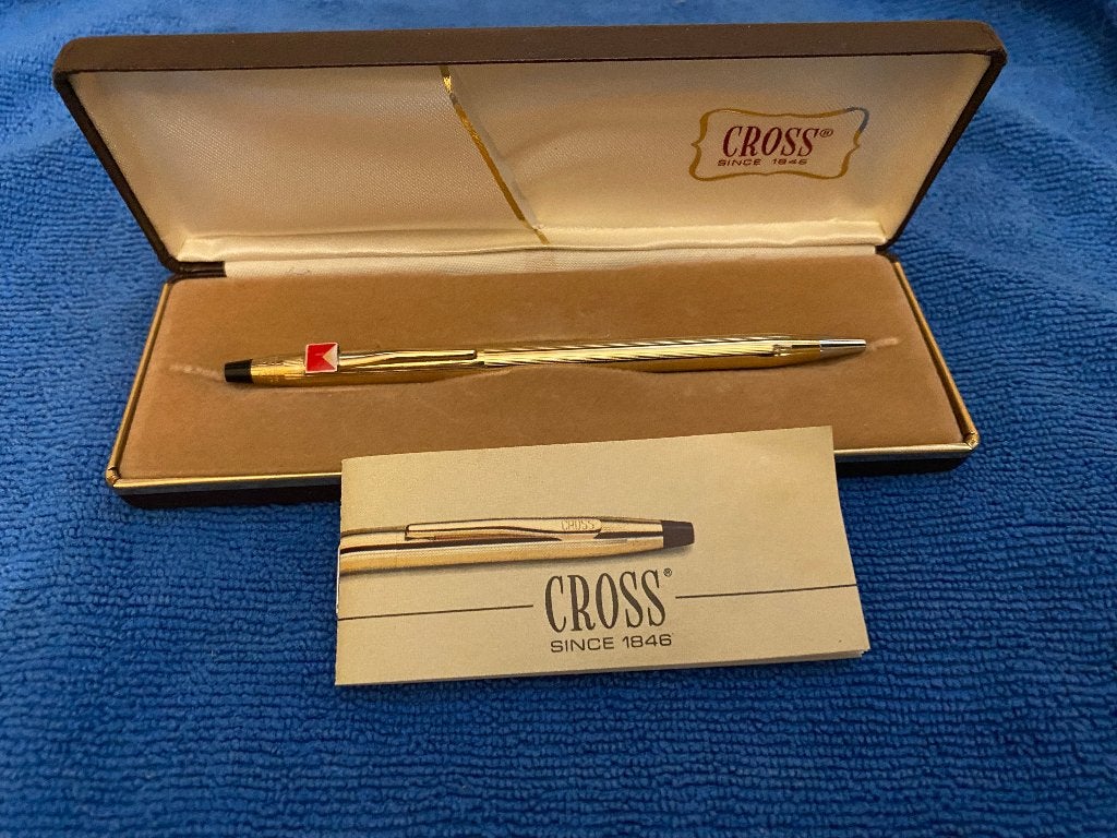 cross 1/20 10kt rollend gold, Balpen, Cross, Nieuw, Ophalen of Verzenden
