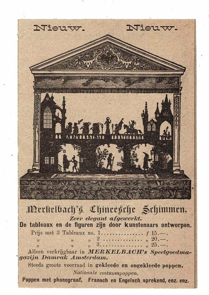 MERKELBACH'S Speelgoedmagazijn Damrak Amsterdam 1894, Verzenden, Zo goed als nieuw, Overige typen