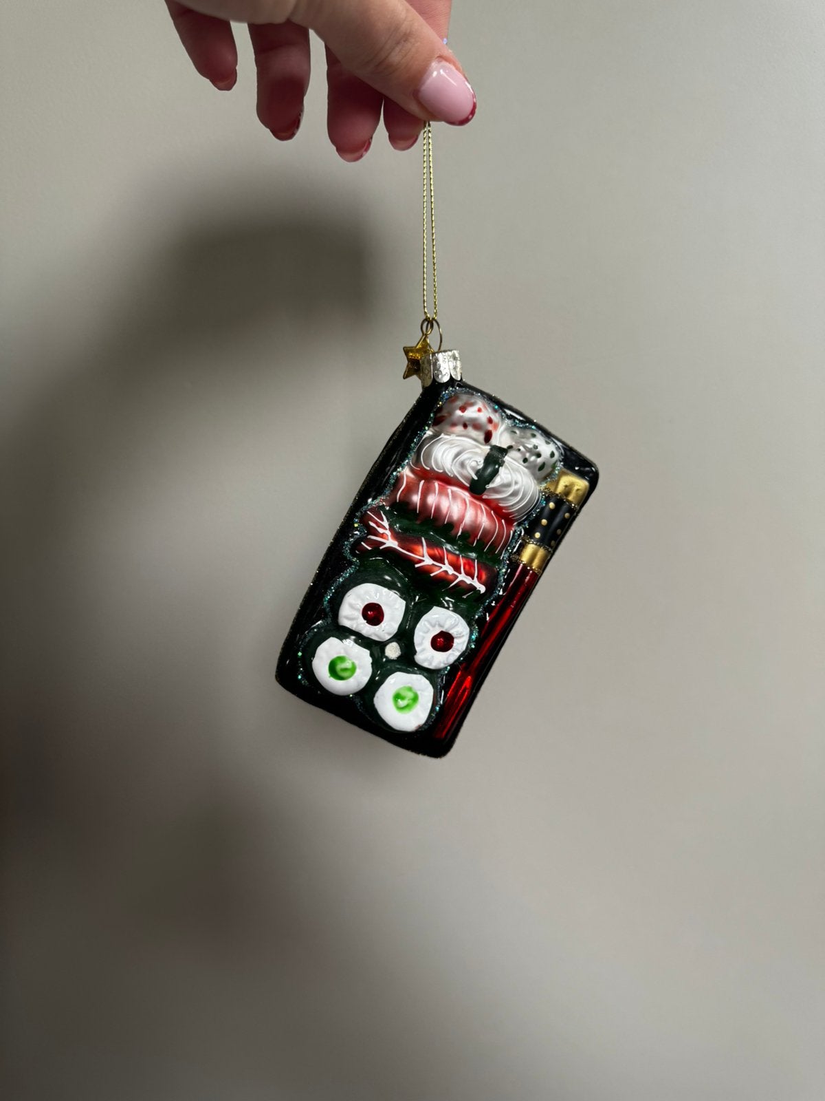Vondels sushi kerstbal, Ophalen of Verzenden, Zo goed als nieuw