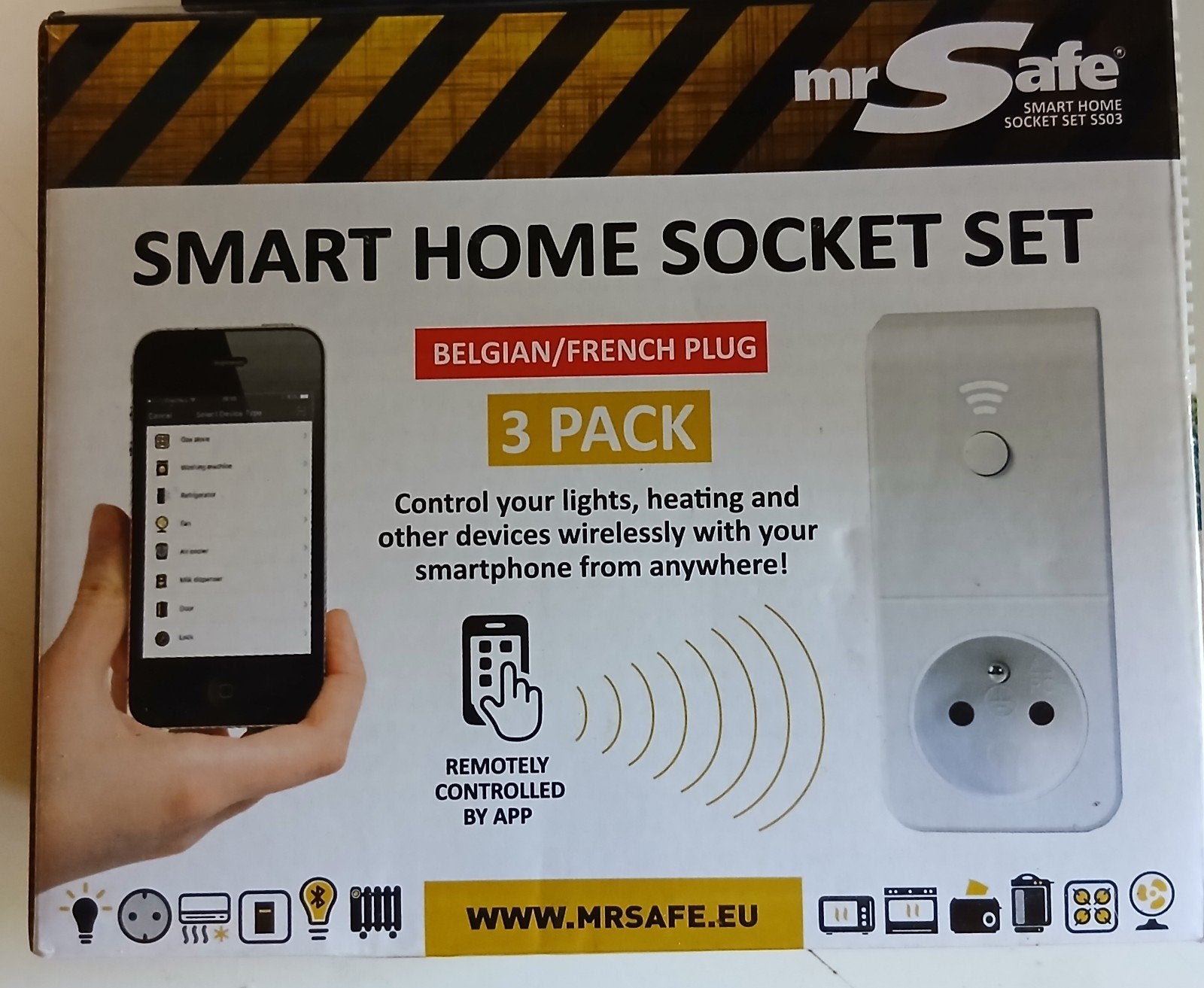 smart home socket set 3st per doos, 3dozen nieuw, Ophalen of Verzenden, Nieuw, Stekker