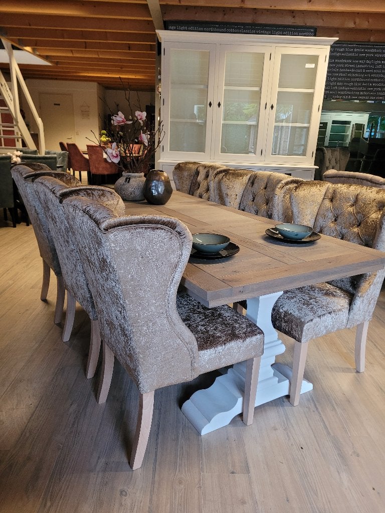 VOORRAAD 6 Landelijke Eetkamerstoelen Daisy €1608 NU €1199 C, Huis en Inrichting, Stoelen, Overige kleuren, Nieuw, Ophalen of Verzenden