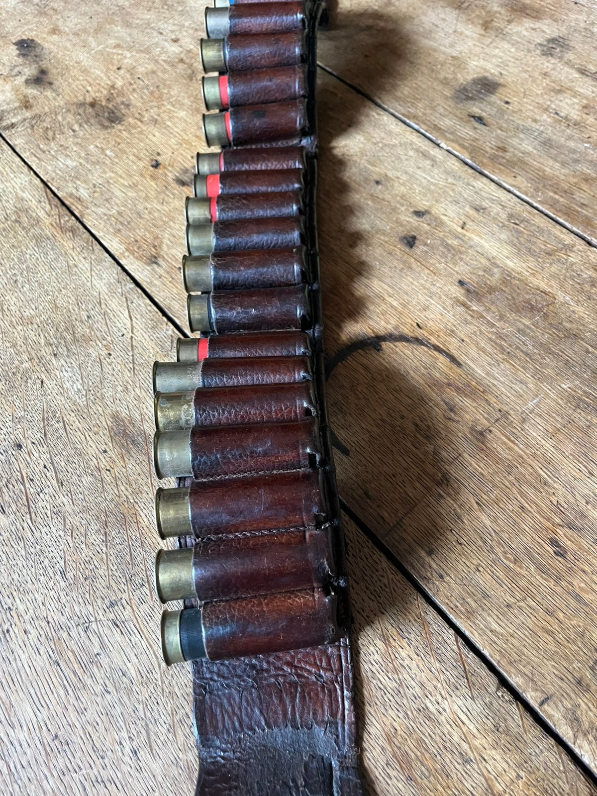 Vintage leren patroongordel jacht jagen geen geweer, Ophalen