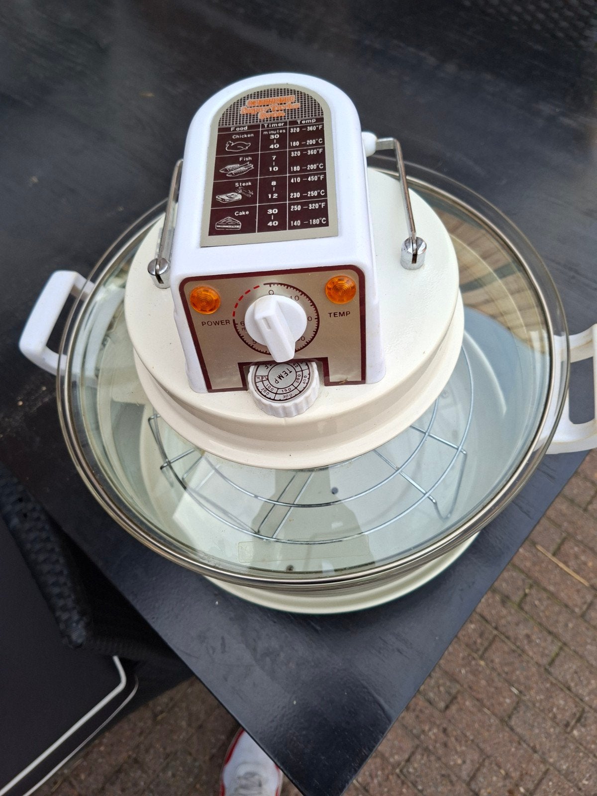 Offenberg Super Turbo Oven - Rond 40 cm voor Thuis/Camping, Ophalen, Minder dan 45 cm, Gebruikt, Campingoven