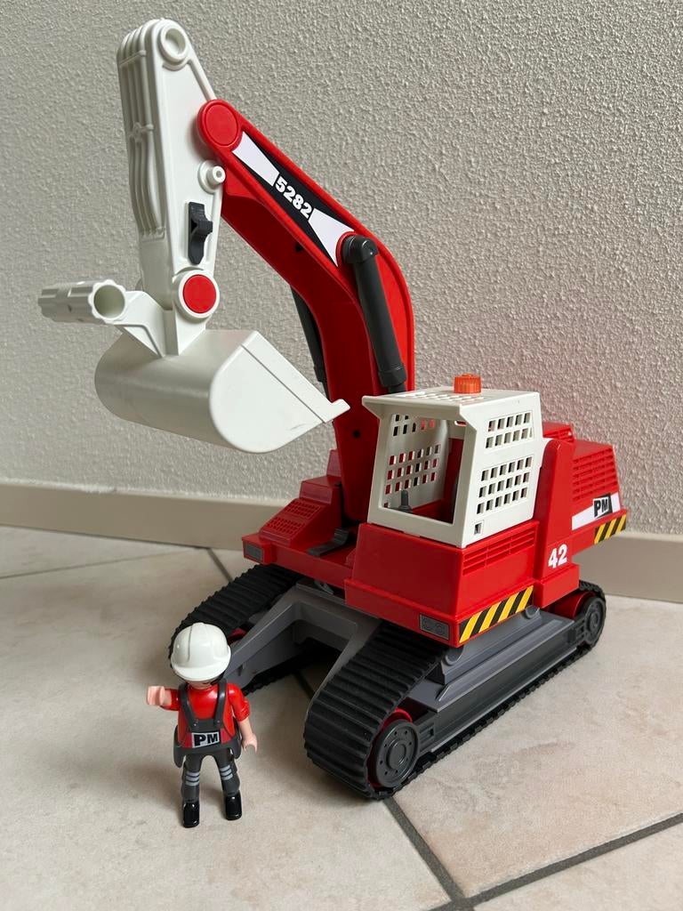 Playmobil graafmachine 5282, Ophalen of Verzenden, Zo goed als nieuw