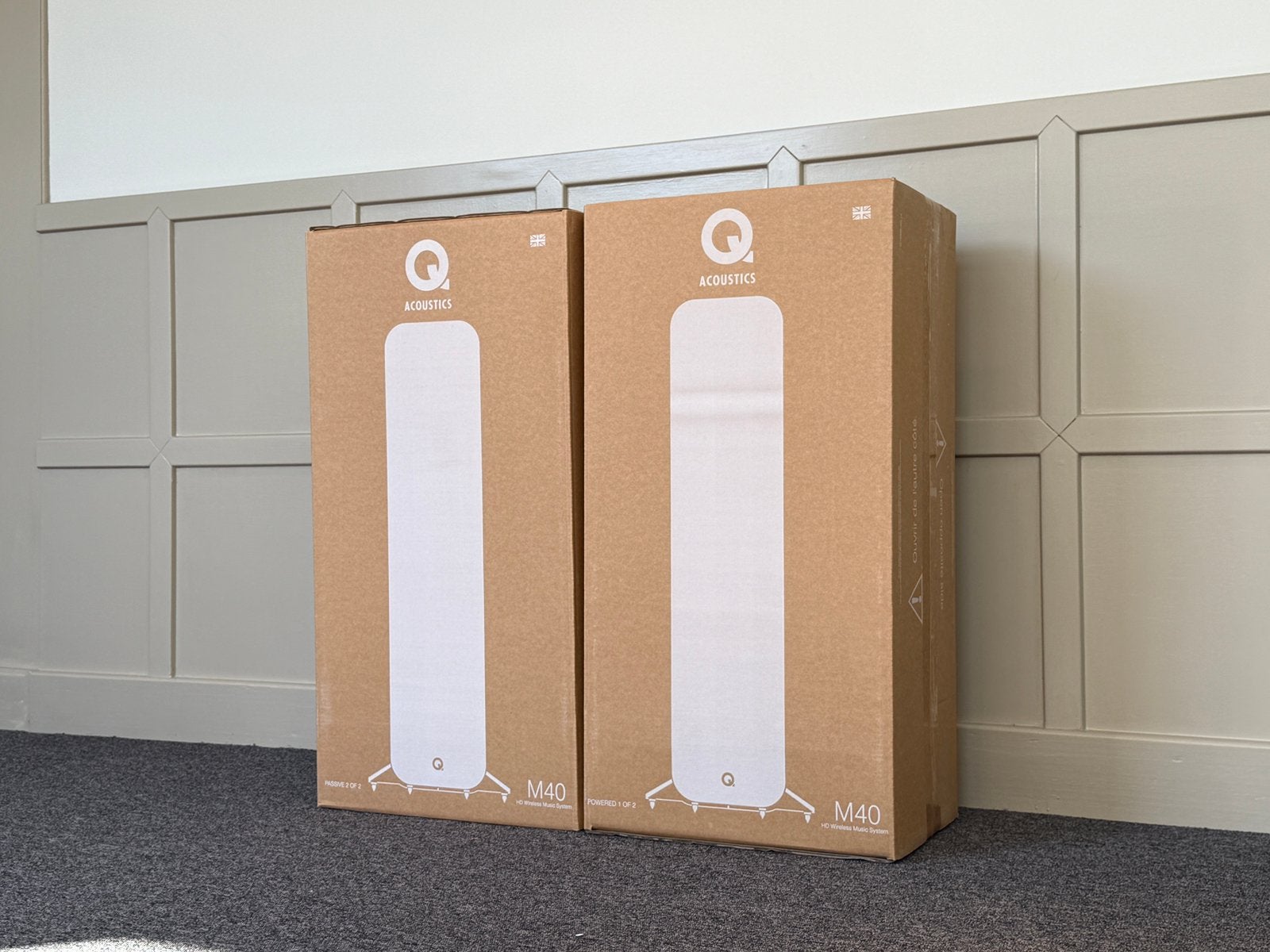 Q Acoustics M40 / Demo model, Overige merken, Stereo speakers, 120 tot 150 watt, Bluetooth