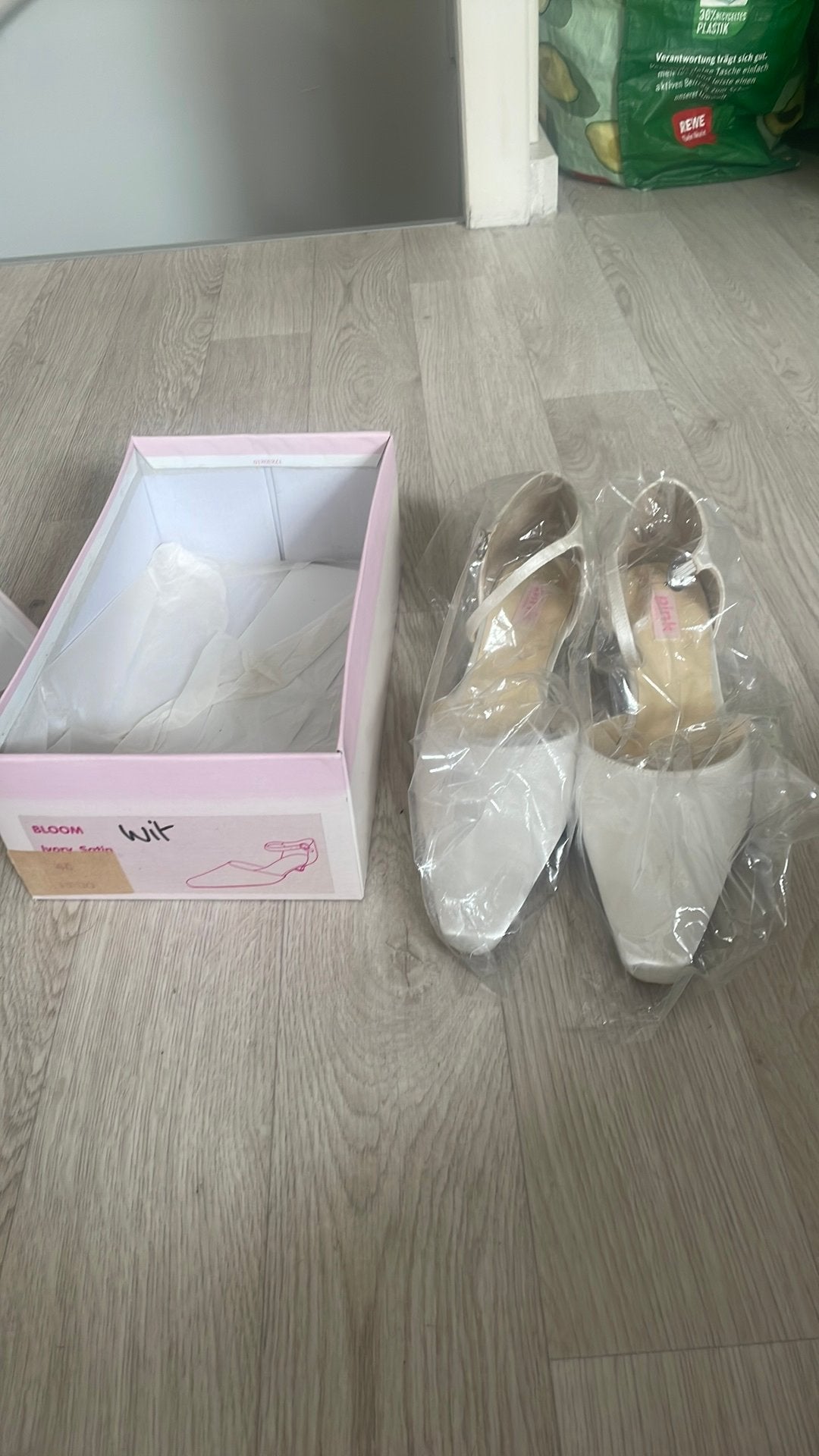 Bruidsschoenen ivoor wit, Ophalen, Wit, Nieuw, Dansschoenen