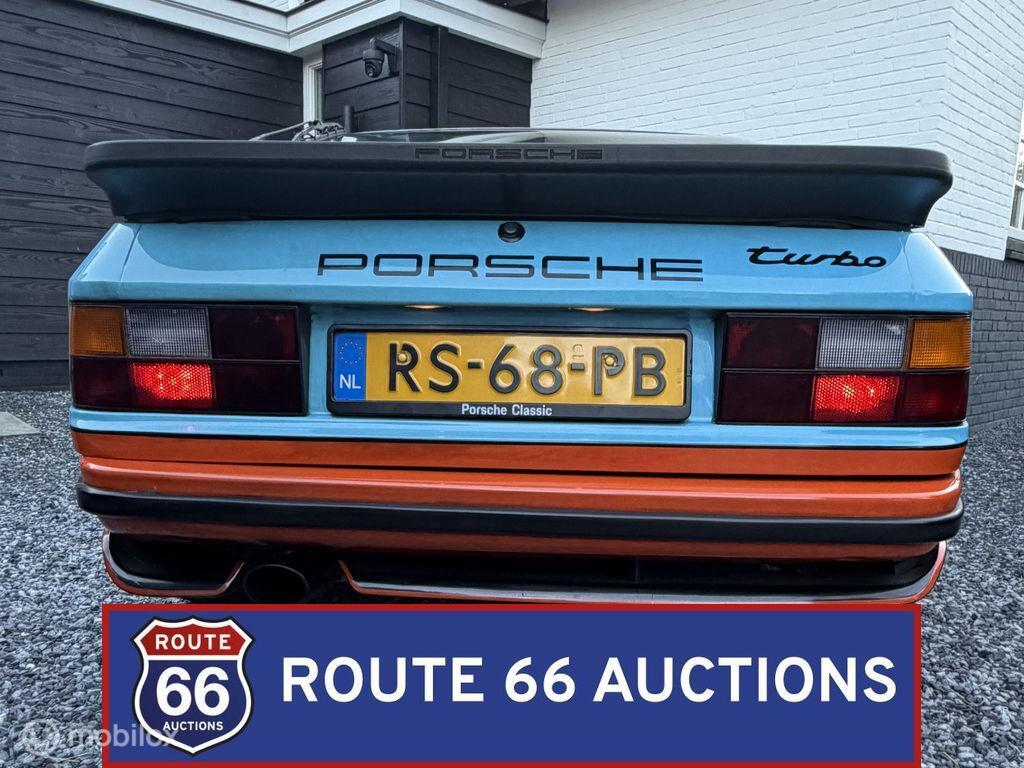 Porsche 944 Turbo Targa | 1986 | Route 66 Auctions, Auto's, Overige carrosserieën, Zwart, Bedrijf, Porsche