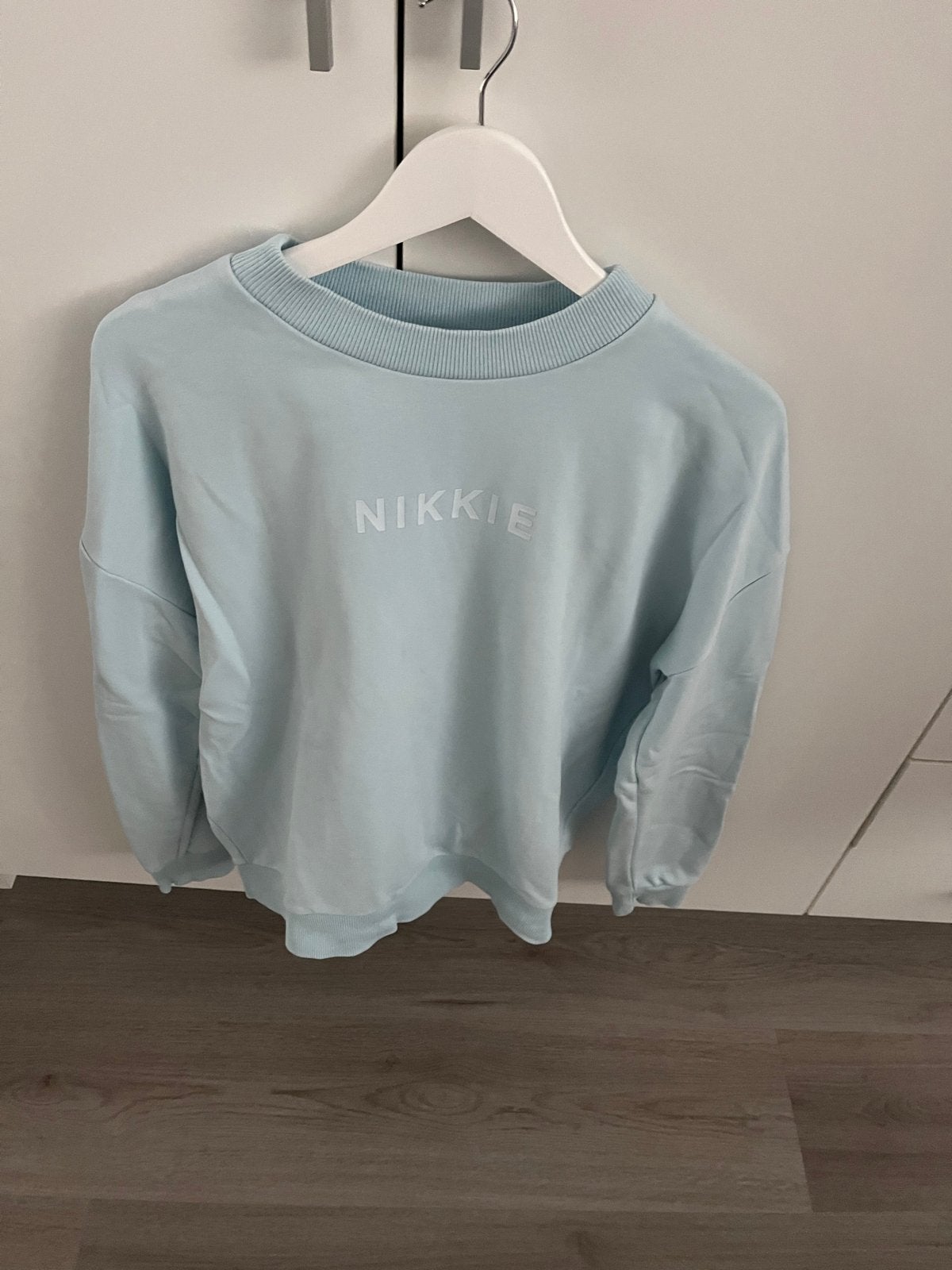 Nikkie pak maat 34/36 lichtblauw, Ophalen, Gedragen, Maat 34 (XS) of kleiner, Blauw