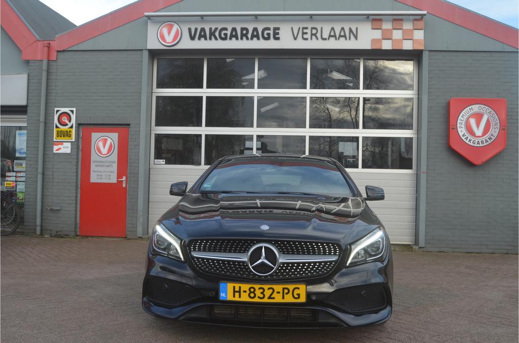Mercedes-Benz CLA-Klasse 200 AMG line 12 mnd. gar!, 730 kg, Gebruikt, Zwart, 1595 cc