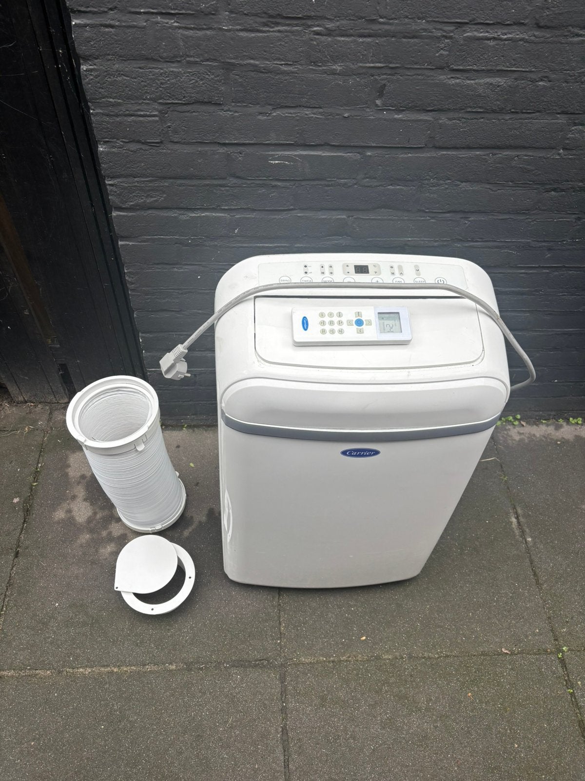 Carrier 51QPD12N7S mobiele airco 3,5 kW – koelen & verwarmen, Witgoed en Apparatuur, Ophalen, Verwarmen, 3 snelheden of meer, Zo goed als nieuw