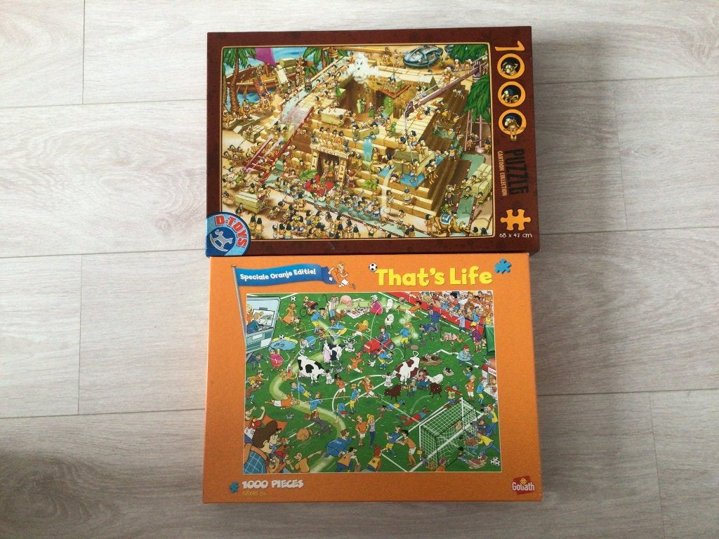 Verschillende puzzels, Ophalen, 500 t/m 1500 stukjes, Gebruikt, Legpuzzel