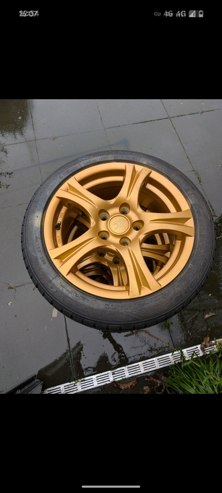 Toyo autoband met velg 4x set 195/50 R16 88H M+S, Ophalen, Gebruikt, Overige merken