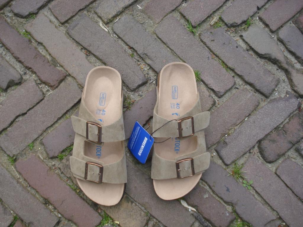 BIRKENSTOCK ARIZONA BEIGE 40 NIEUW GRATIS VERZENDING POST, Slippers, Verzenden, Beige, Nieuw