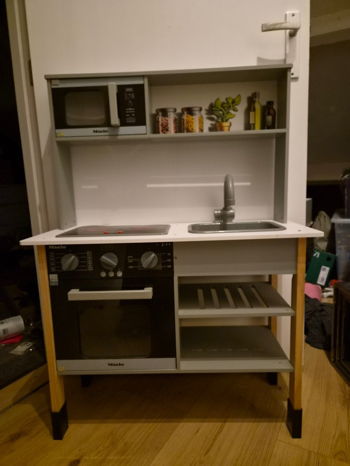 Complete speelkeuken voor kinderen met toebehoren, Ophalen of Verzenden, Gebruikt, Hout, Speelkeuken