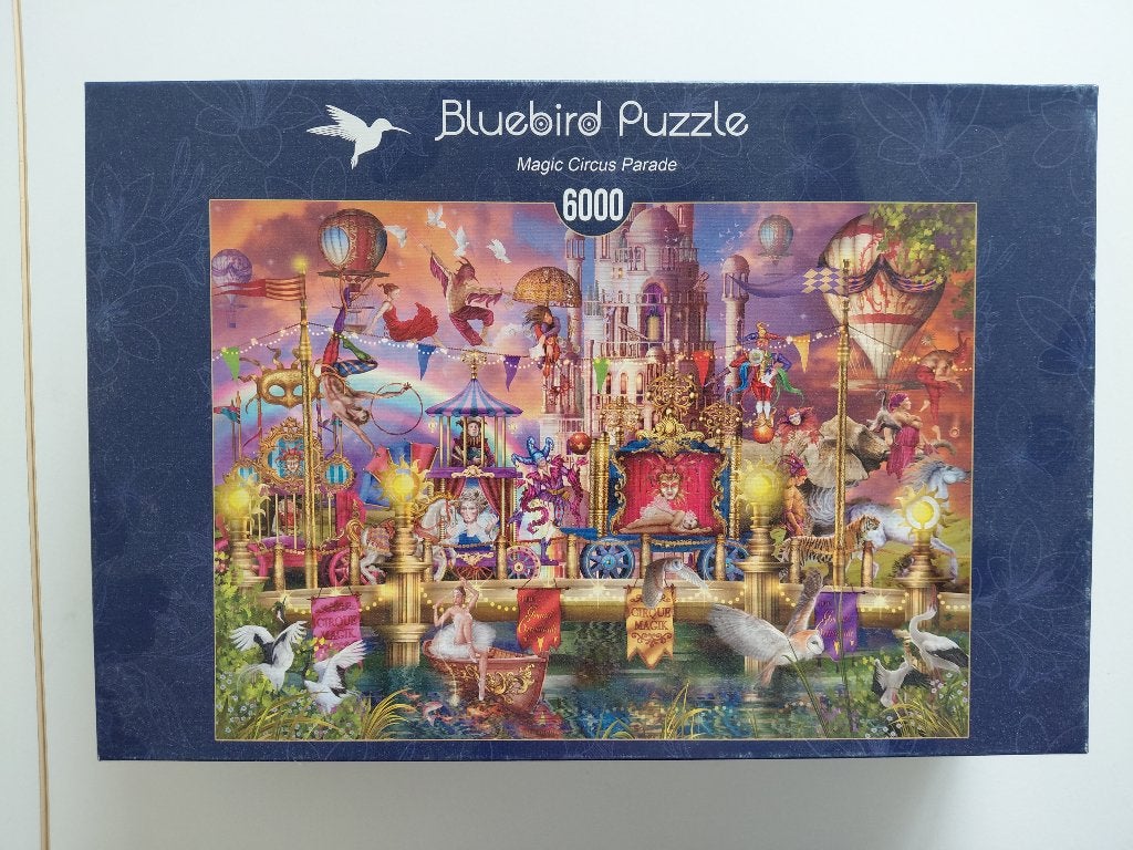 Legpuzzel van 6000 stukjes “Magic circus”, Hobby en Vrije tijd, Ophalen of Verzenden, Meer dan 1500 stukjes