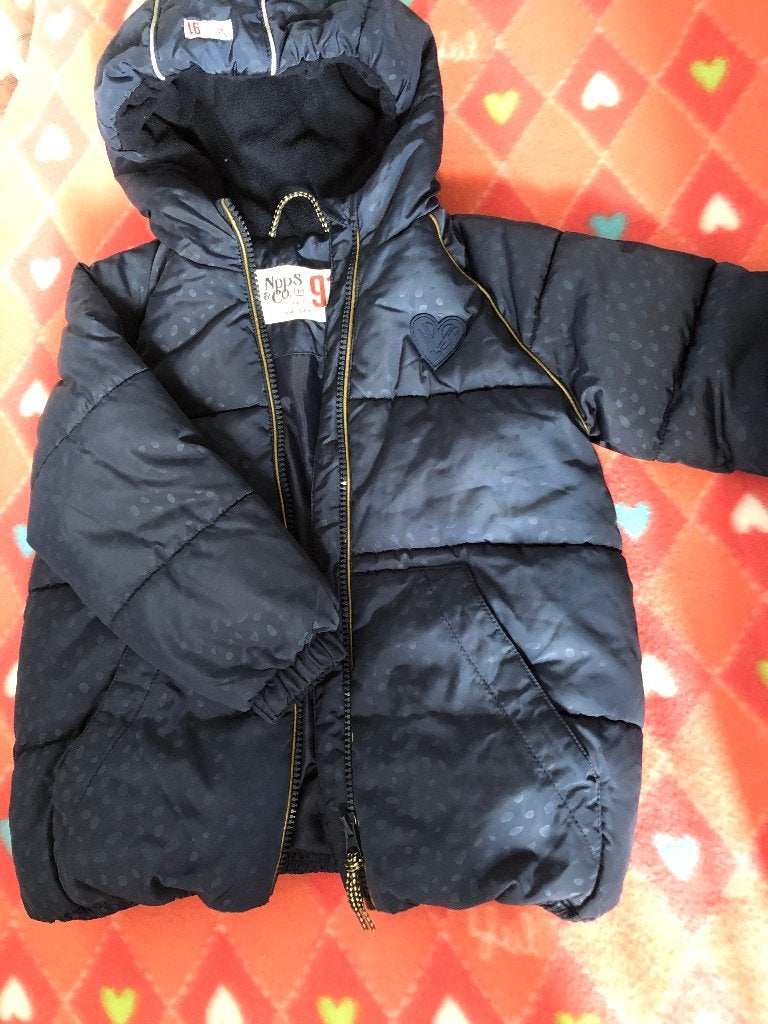 Winterjasje Noppies maat 104 donker blauw., Jongen of Meisje, Ophalen of Verzenden, Zo goed als nieuw, Noppies
