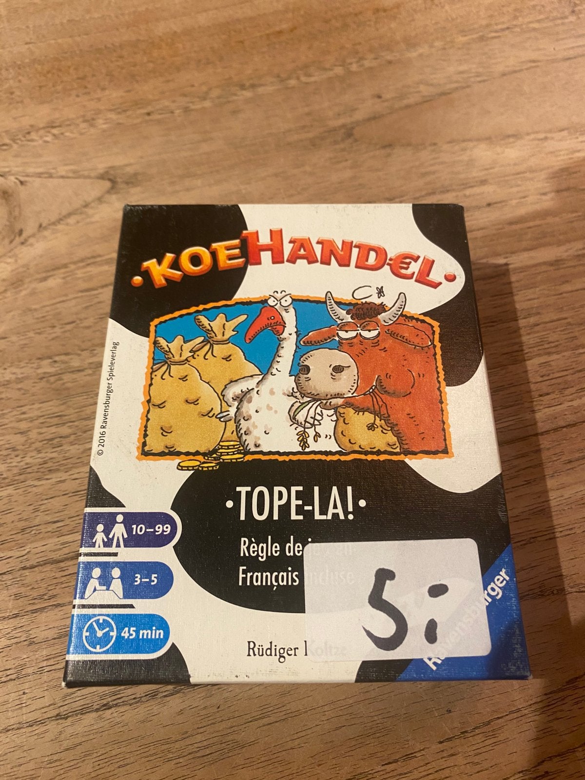 Ravensburger Koehandel kleine versie, zgan, Ophalen of Verzenden, Zo goed als nieuw