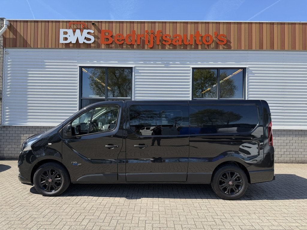 Fiat Talento 2.0 MultiJet 170pk automaat L2H1 SX DC 5 persoo, Auto's, Bestelauto's, Stof, Gebruikt, 4 cilinders, Zwart