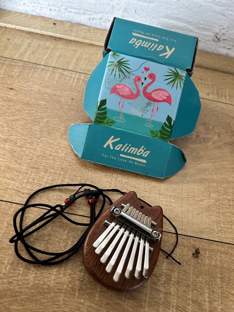 kalimba maak muziek met je vingers vingerpiano piano, Ophalen of Verzenden, Zo goed als nieuw, Melodische percussie