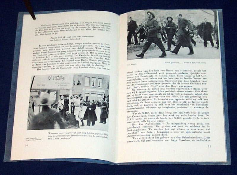 Vrij Zwolle ~ D. Wijnbeek ~ Foto's A.H. Henneke e.a. ~ 1945, Boeken, Verzenden, 20e eeuw of later, Gelezen