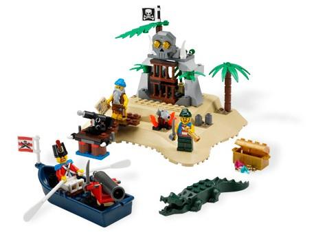 lego pirates 6241 de buit op het eiland, Kinderen en Baby's, Speelgoed | Duplo en Lego, Ophalen of Verzenden, Zo goed als nieuw