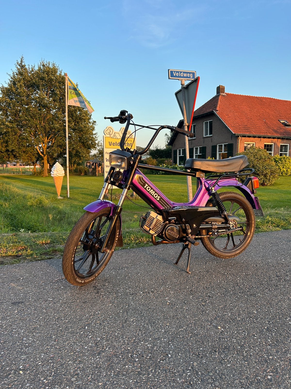 Tomos a35 blauwe plaat STAAT NIET IN DE WEG, Ophalen, Zo goed als nieuw, Standard