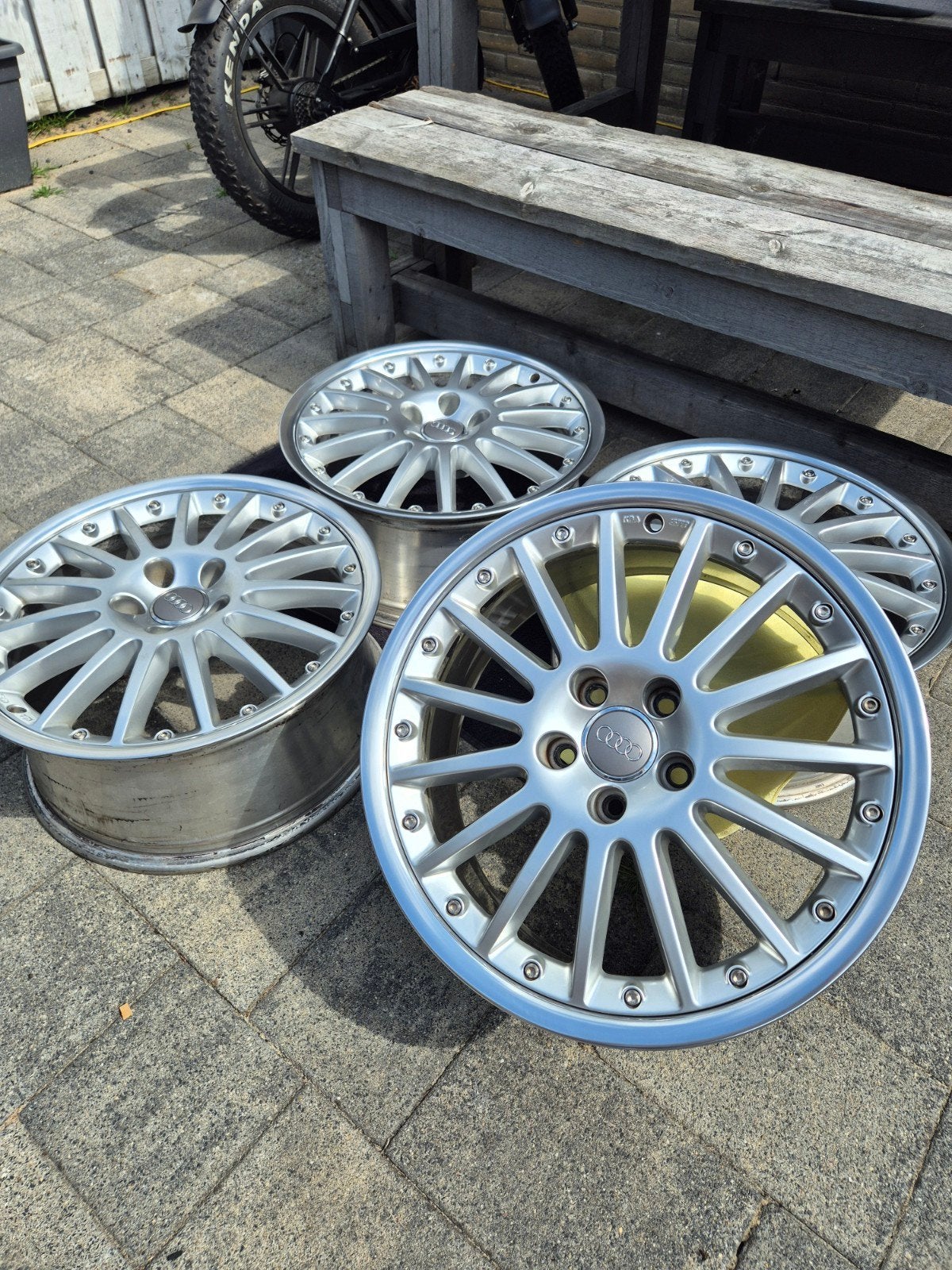 Originele BBS RT250 (Calito) 18" 2-delige velgen, Ophalen, 18 inch, Velg(en), Zomerbanden