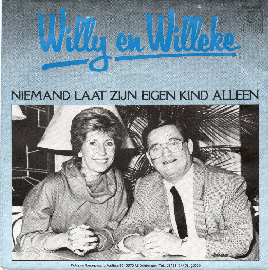 willy en willeke alberti, 7 inch, Ophalen of Verzenden, Zo goed als nieuw, Nederlandstalig