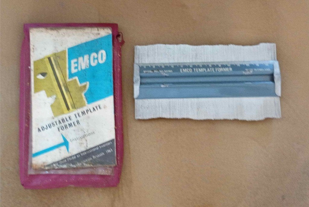 Vintage gereedschap Emco Adjustable Template Former, Ophalen of Verzenden, Gebruikt