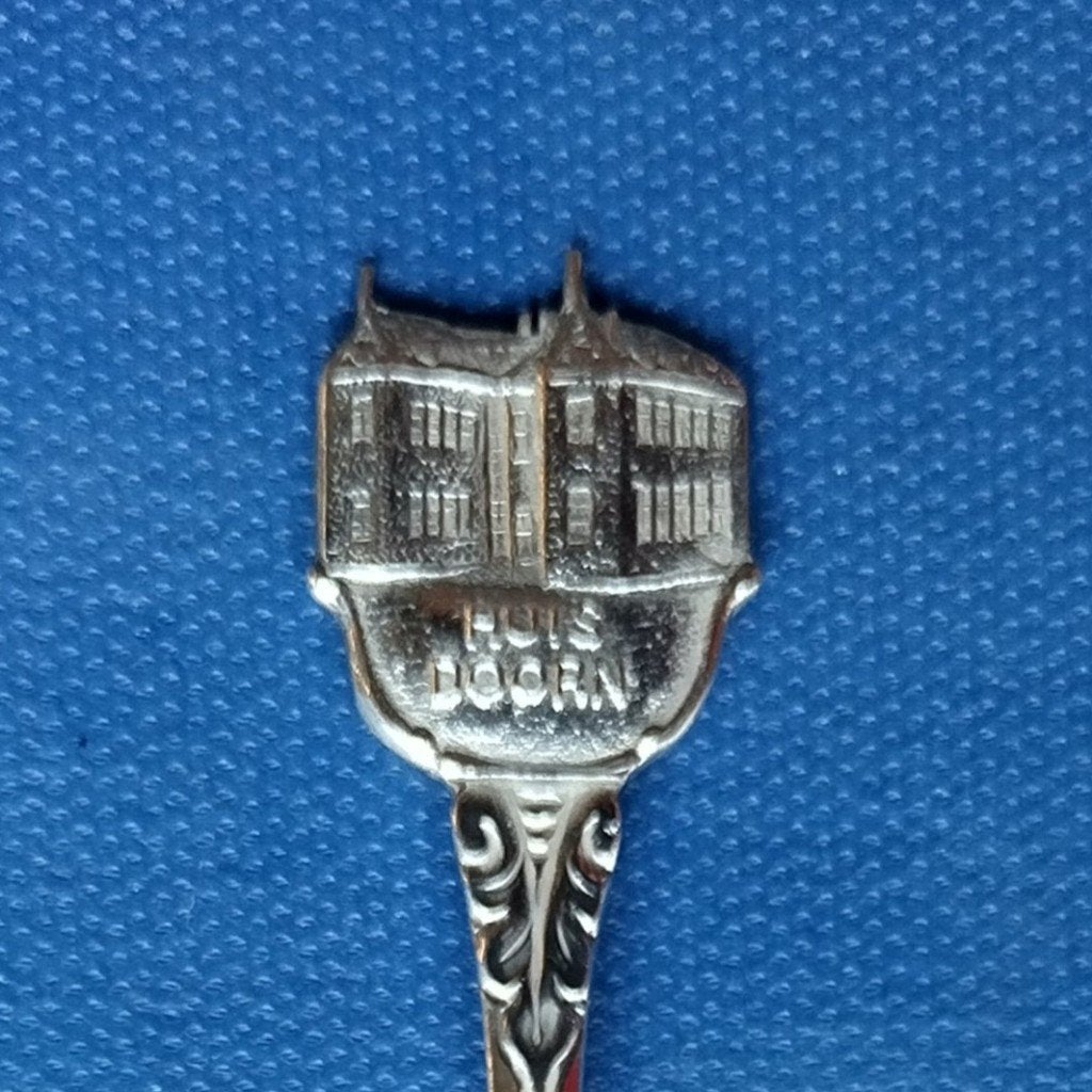 verzilverd lepeltje Huis Doorn te Doorn (Nieuwpoort 90), Antiek en Kunst, Ophalen of Verzenden