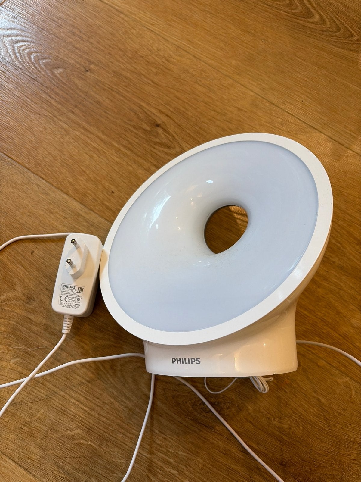 Philips Wake-up Light HF3654 - Wekker met licht en geluid, Met schakelaar, Wit, Kunststof, Philips