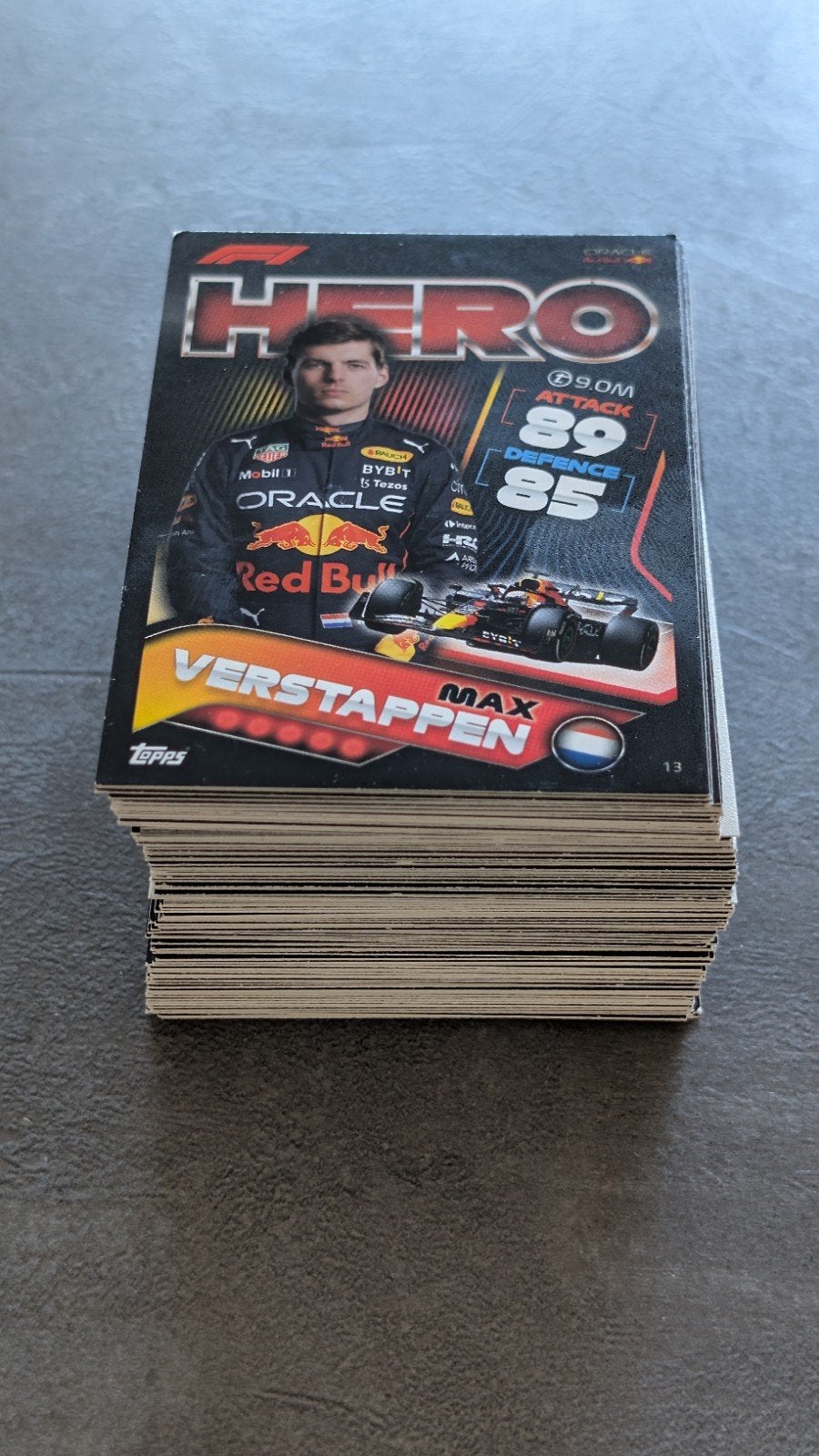 Topps Turbo Attax F1 2022 - 113 verschillende kaarten, Hobby en Vrije tijd, Stickers en Plaatjes, Ophalen of Verzenden, Zo goed als nieuw