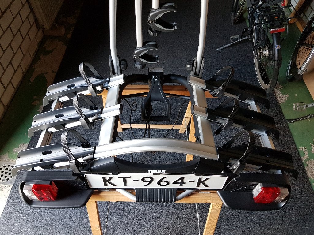 Te Koop Thule Euroway 923 fietsendrager voor 3 fietsen, Ophalen, 3 fietsen of meer, Gebruikt, Trekhaakdrager