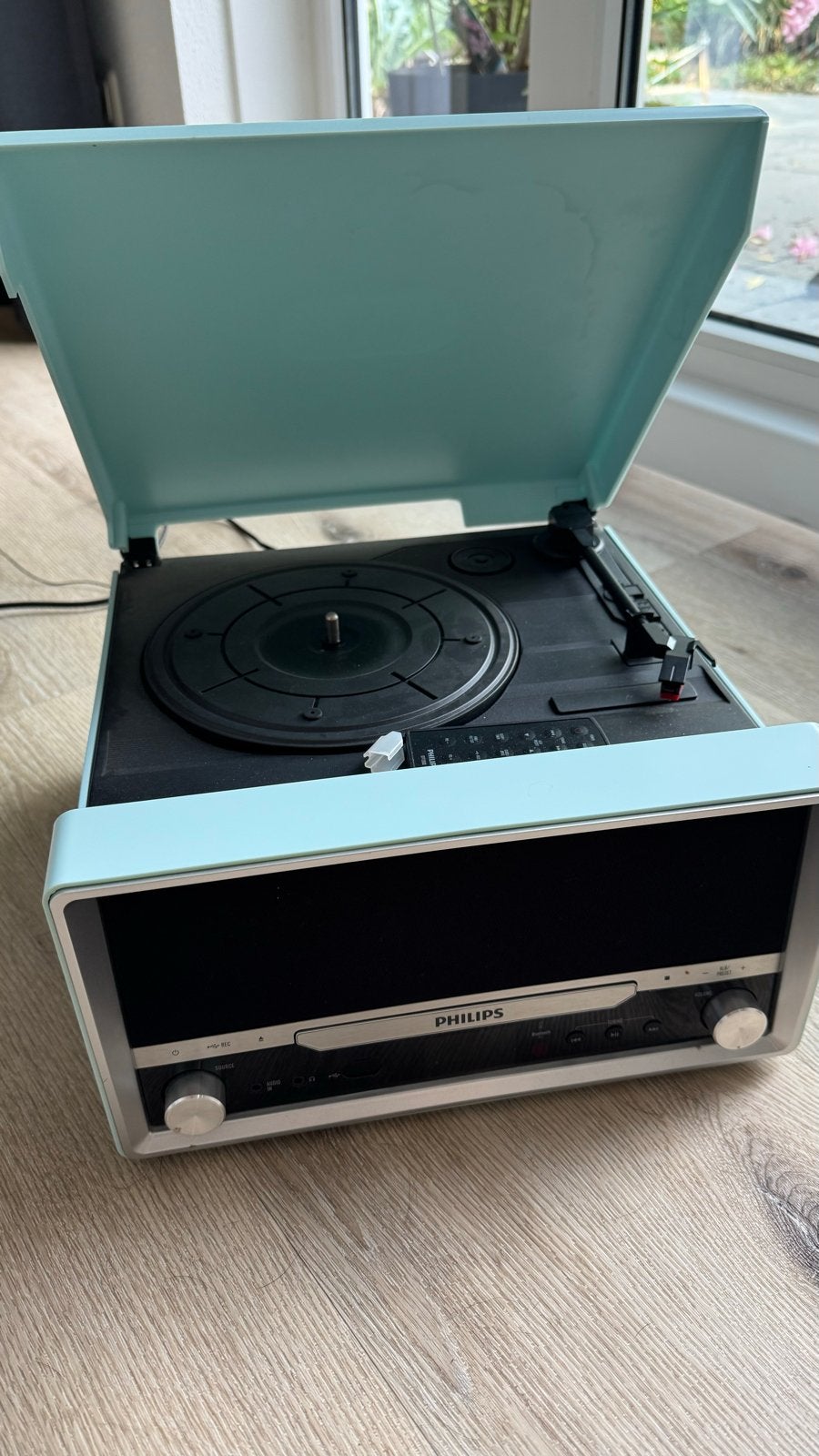 Philips OTT2000B/12 Platenspeler met CD/Radio/USB, Philips, Automatisch, Ophalen of Verzenden, Zo goed als nieuw