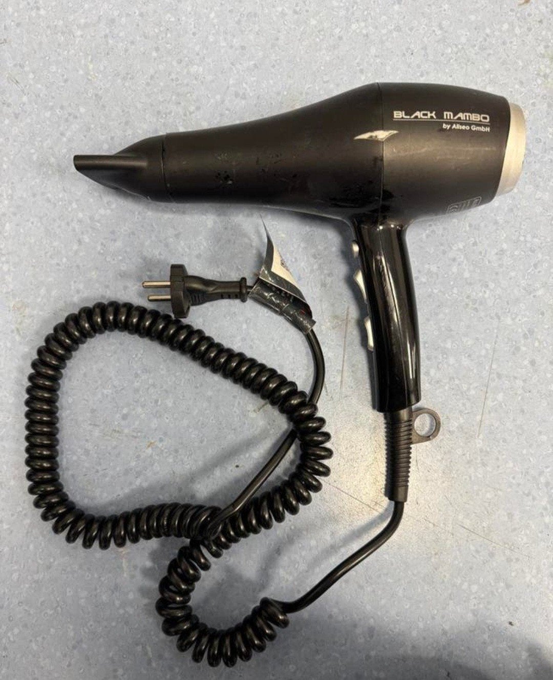 Aliseo Black Mambo Fohn 1875W Hotelkwaliteit! Nieuwprjs €110, Verzenden, Gebruikt, Haarverzorging