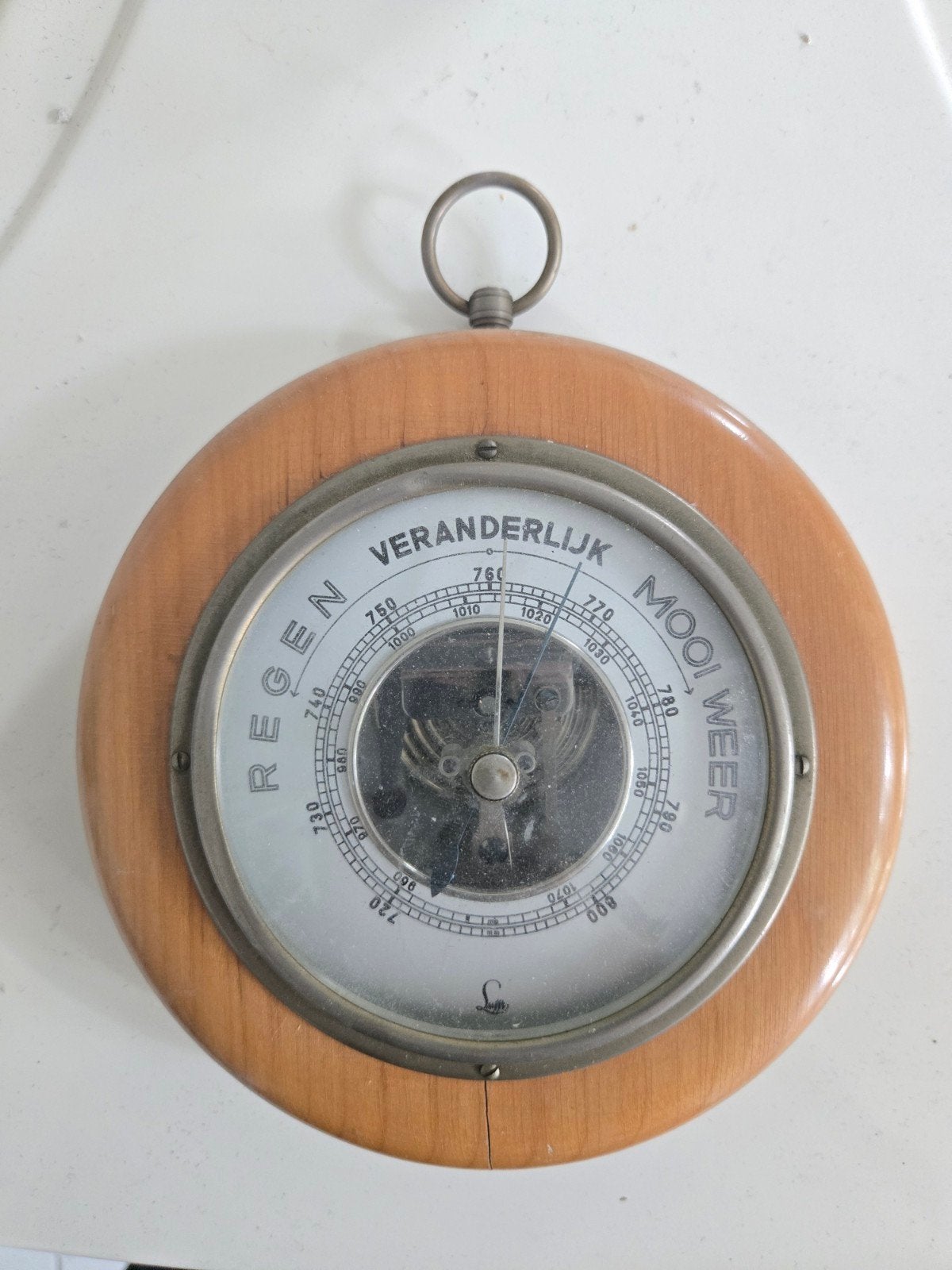 Vintage barometer scheepsbarometer, Ophalen of Verzenden
