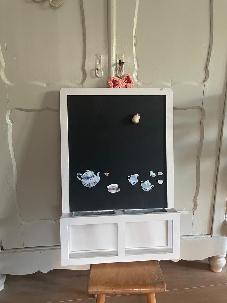 Magneetbord / krijtbord, Huis en Inrichting, Woonaccessoires | Memoborden, Ophalen, Zo goed als nieuw