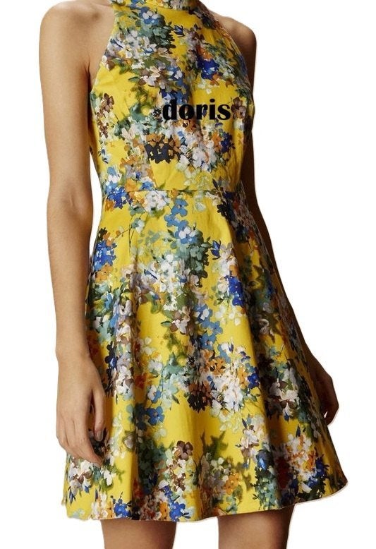jurk Karen Millen maat 8/36 oksel tot oksel 40 rek 42 cm, Karen Millen, Meerkleurig, Ophalen of Verzenden, Zo goed als nieuw