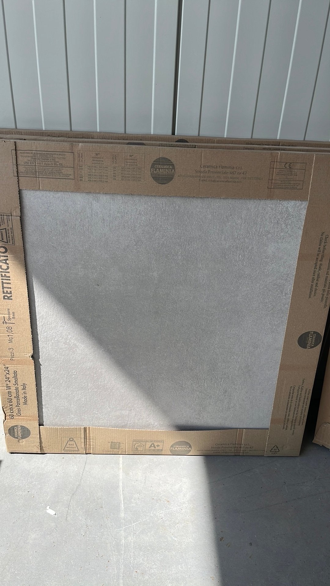 Vloertegels 9st 60x60, Ophalen, 60 cm of meer, Keramiek, Zo goed als nieuw